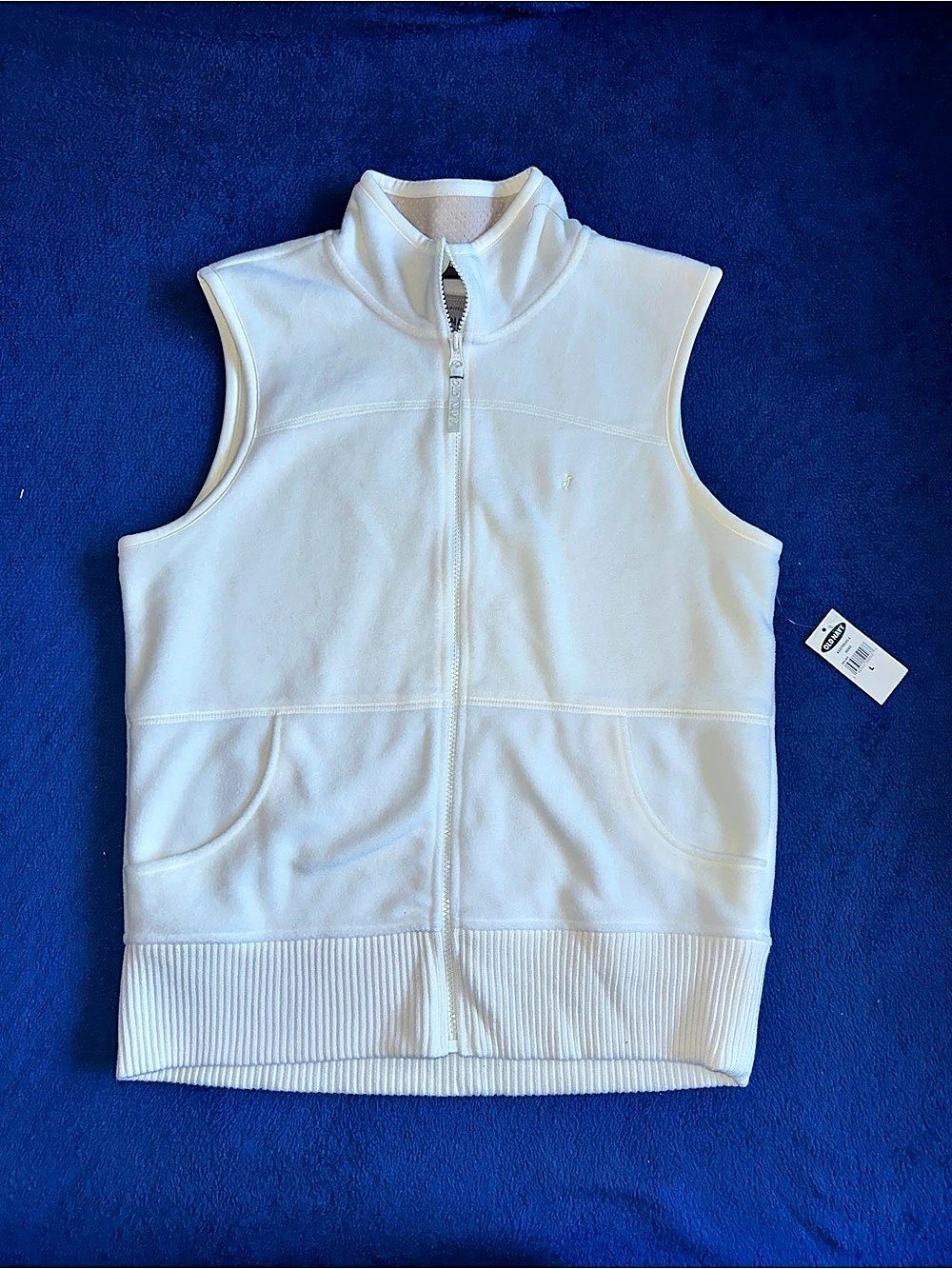 Womens Y2K Old Navy Active Fleece Vest Size Large L NWT